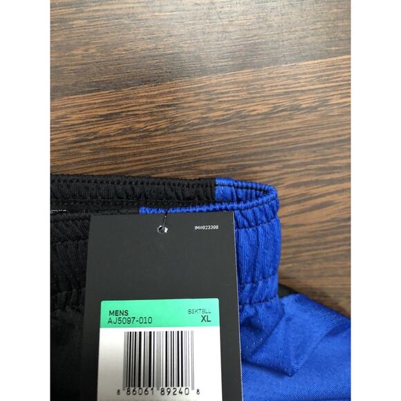 NIKE NBA Orlando Magic Black Blue Practice Shorts Men Size XL AJ5097-010 NWT - Picture 7 of 14